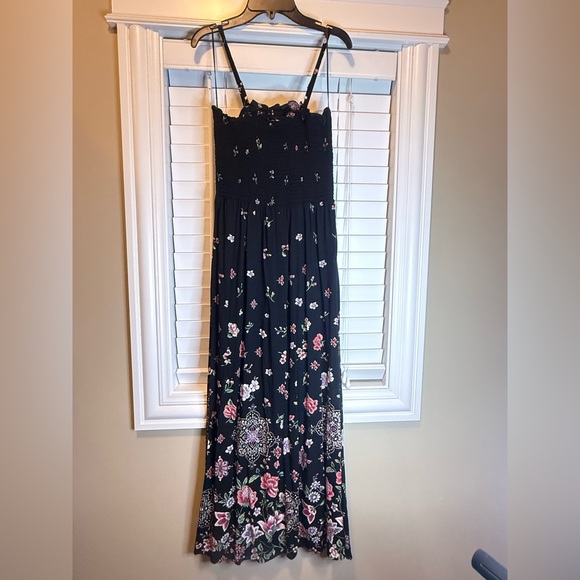 Angie Dresses & Skirts - Angie Black Floral Maxi Dress